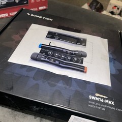 Sound Town Wireless Mic Karaoke Mixer w/ HD ARC, Optical, AUX (SWM16-MAX)