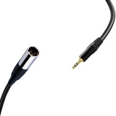 3-Pin Mini XLR Male to 1/8″ TRS Balanced Stereo Lavalier Microphone Cable B92