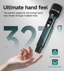 Portable Karaoke System with Bluetooth 5.0, AI Voice Removal & Studio Reverb 5.0