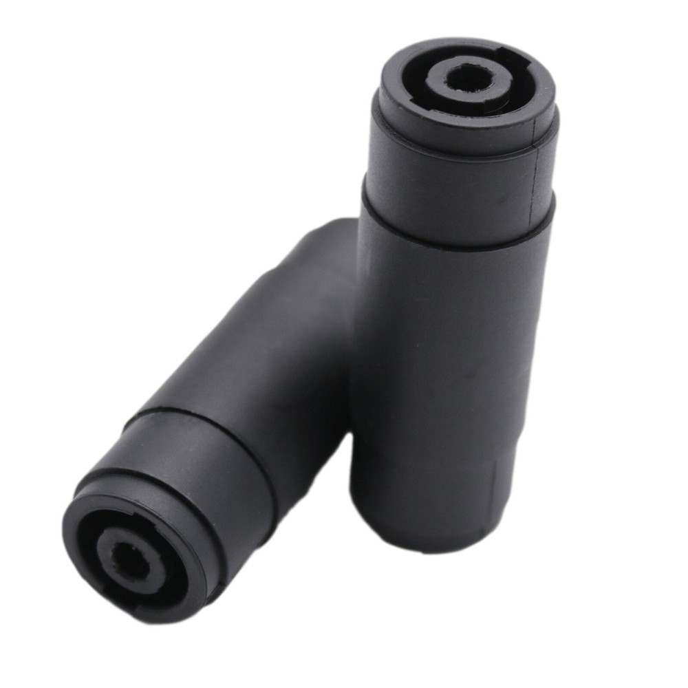 2pcs Speakon 4-Pin 4 Pole Female To Female Coupler Audio Cable Adapter Connector