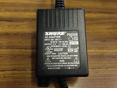 Genuine Shure PS23US In Line Power Supply A/C Adapter Cord for Shure Microphone