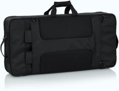 Gator Club Series DJ Backpack with Adjustable Interior and Bright Orange Lining
