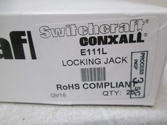 Switchcraft E111L E Series 1/4″ 2 Conductor Mono Locking Jack, Nickel Finish