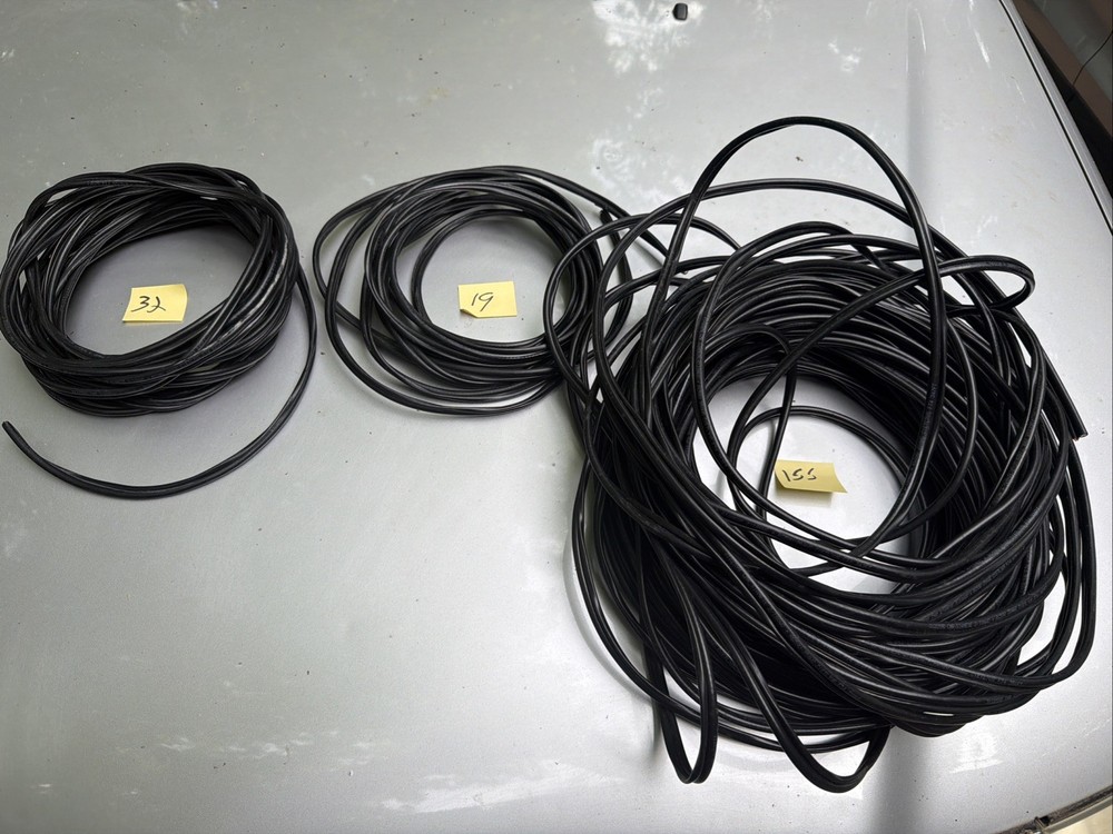 200 Ft Total Siamese Cable AC Power Audio Video Cable. 32 Feet 19 Feet &155 Feet
