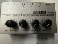 Behringer MicroAmp HA400 4-Channel Stereo Headphone Amplifier | #D339