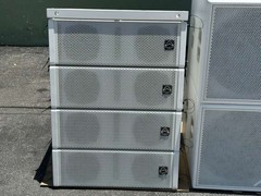 (4) Wharfedale Pro WLA-28A 8″ Line Array W/ (2) WLA-218BA SUB PKG #7018 (THS)