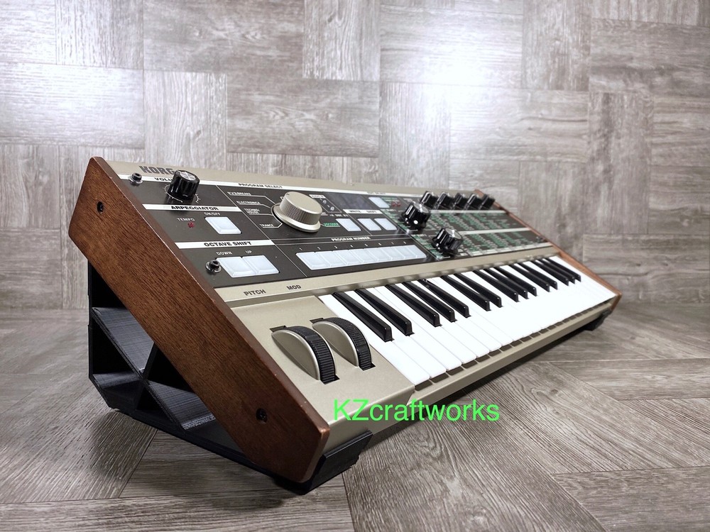 B-STOCK / 30º Angle Stand for Korg microKORG Synthesizer -Color BLACK -US Seller