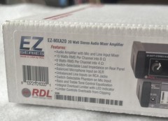 RDL MCA-20 Stereo Mixer Amplifier, NIB