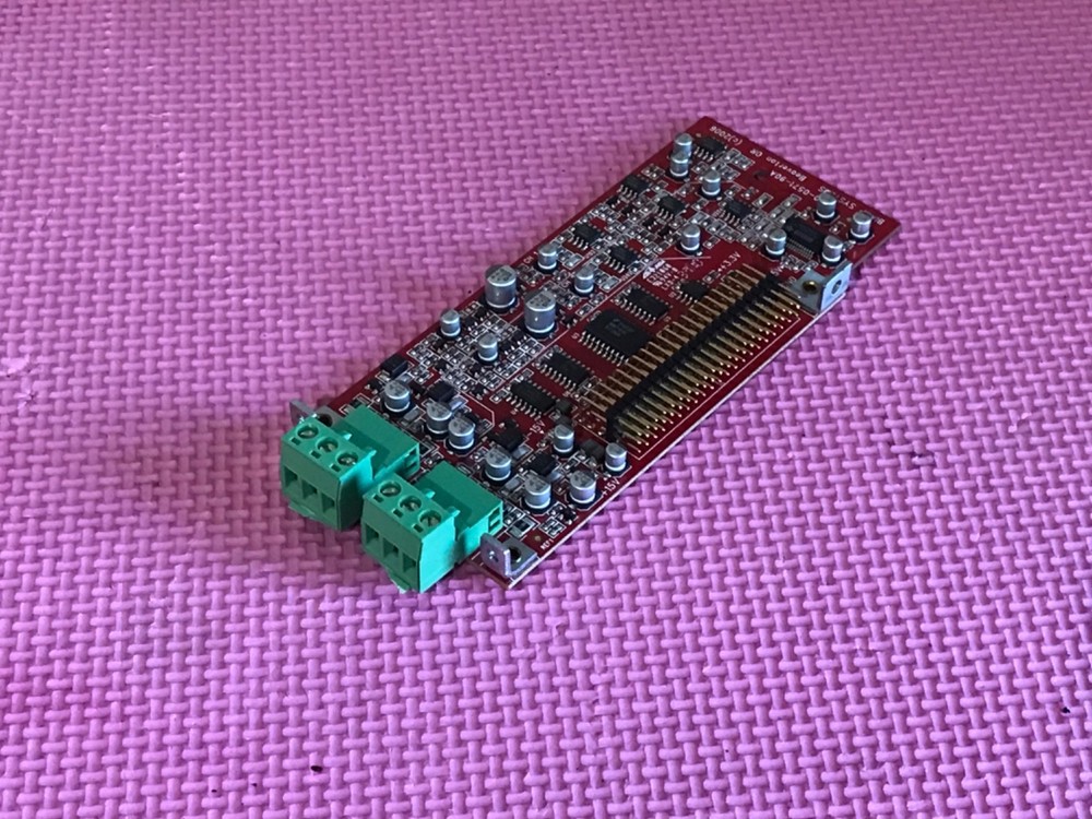 Biamp Audia FLEX Dual-Channel Mic/Line Green Input Card 380-0571-90A