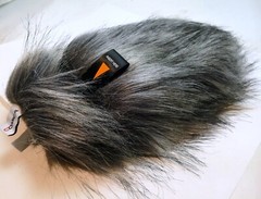 Comica 7″ long Fur windshield Muff Blimp Cover Hole 35-40mm