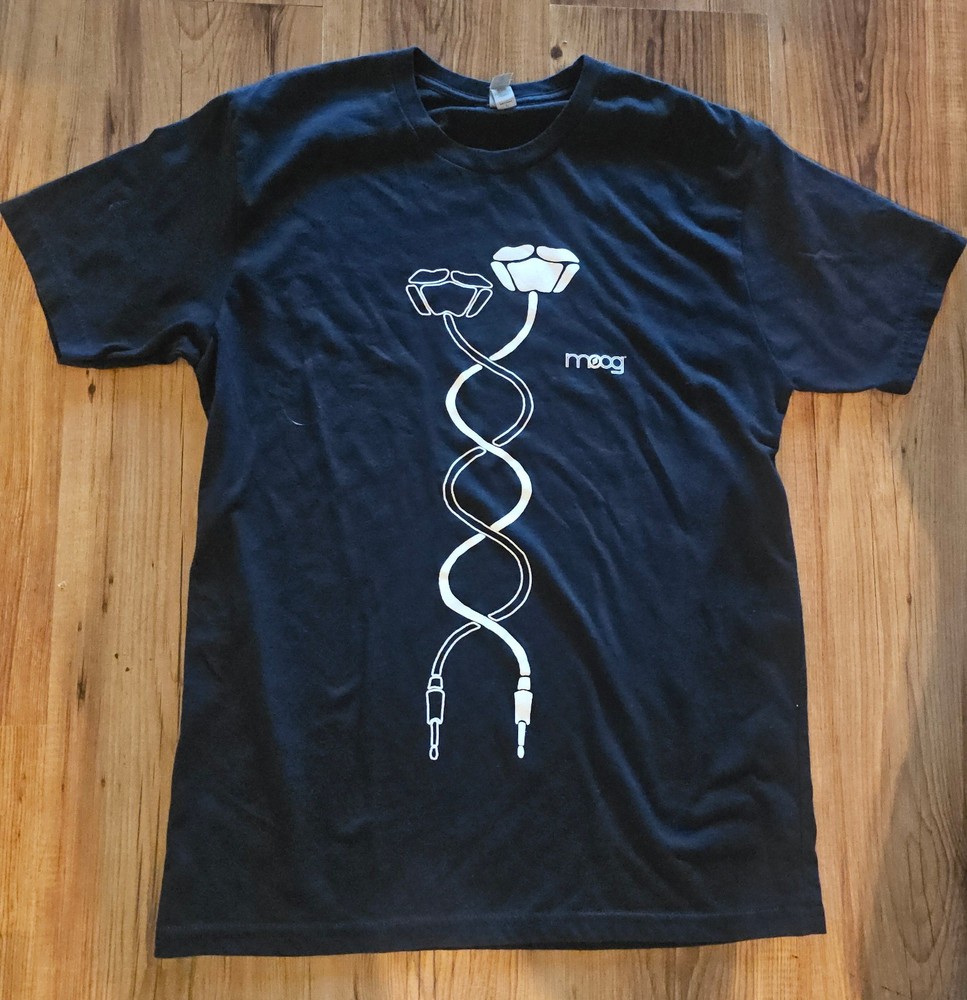Moog Classic Logo T-Shirt, Black – Large