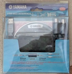 Yamaha UX16 USB-MIDI Interface Cable Adapter New Old Stock PC Mac MIDI IN
