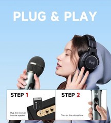 Wireless Mic Pairing System, Plug and Play, Semi-Metal Build