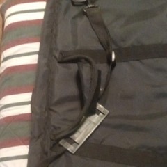 Rok Sak Black Nylon keyboard bag w/ Carry Handle, Strap & Zipper