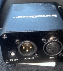 InnoGear i229 Phantom Mic Power Supply 48v W/ User Manual Pro Microphone Power