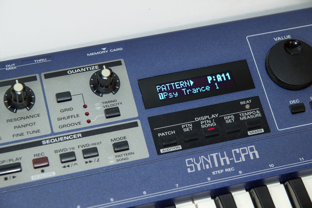Roland JX-305 OLED Display Screen Upgrade *Blue*