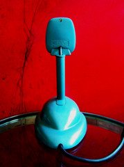 Vintage 1950’s G.E CR88B / Shure 510 Controlled Reluctance microphone w stand #4