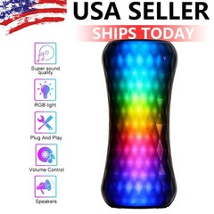 Dual 3″ Portable Bluetooth Wireless Speaker BT TWS Soud System USB/TF/FM Radio