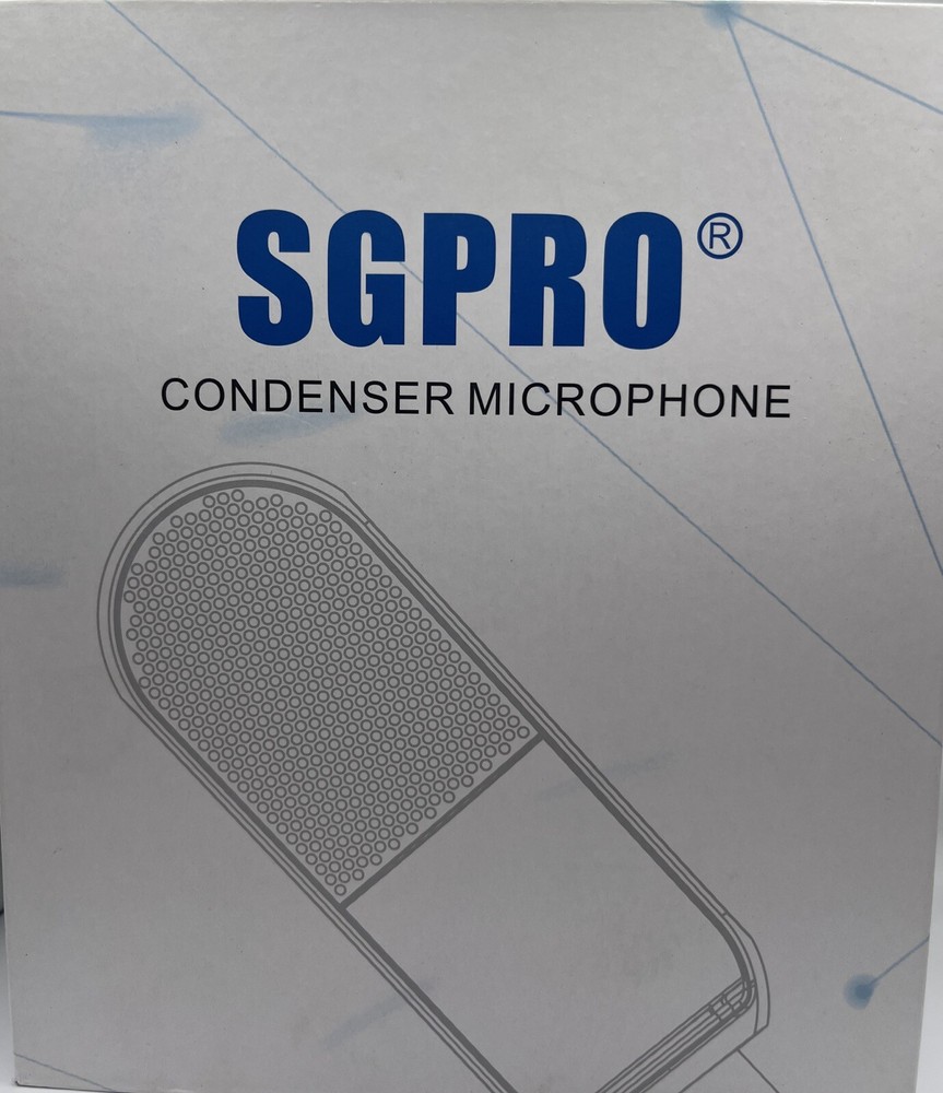 SGPRO X7 Condenser Microphone. Medium Diaphragm. NEW FREE SHIPPING