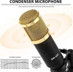 Professional Podcast Microphone – BM-800 – Voice Changer – Studio Recording