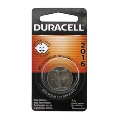 4 x 2016 Duracell Coin Cell Batteries – Lithium 3V – (CR2016, ECR2016, DL2016)