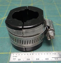 Ferrite Core 1/2″ Cord Noise Suppressor with Hose Clamp Eliminates AC Noise
