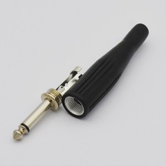 6.35mm Mono Jack Plug TS Male Connector for Audio Cables Connector End