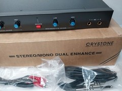 Crystone Super Enhancer☆ DSE-707 Stereo/Mono Dual Enhance- Audio Tuner NIB* RARE