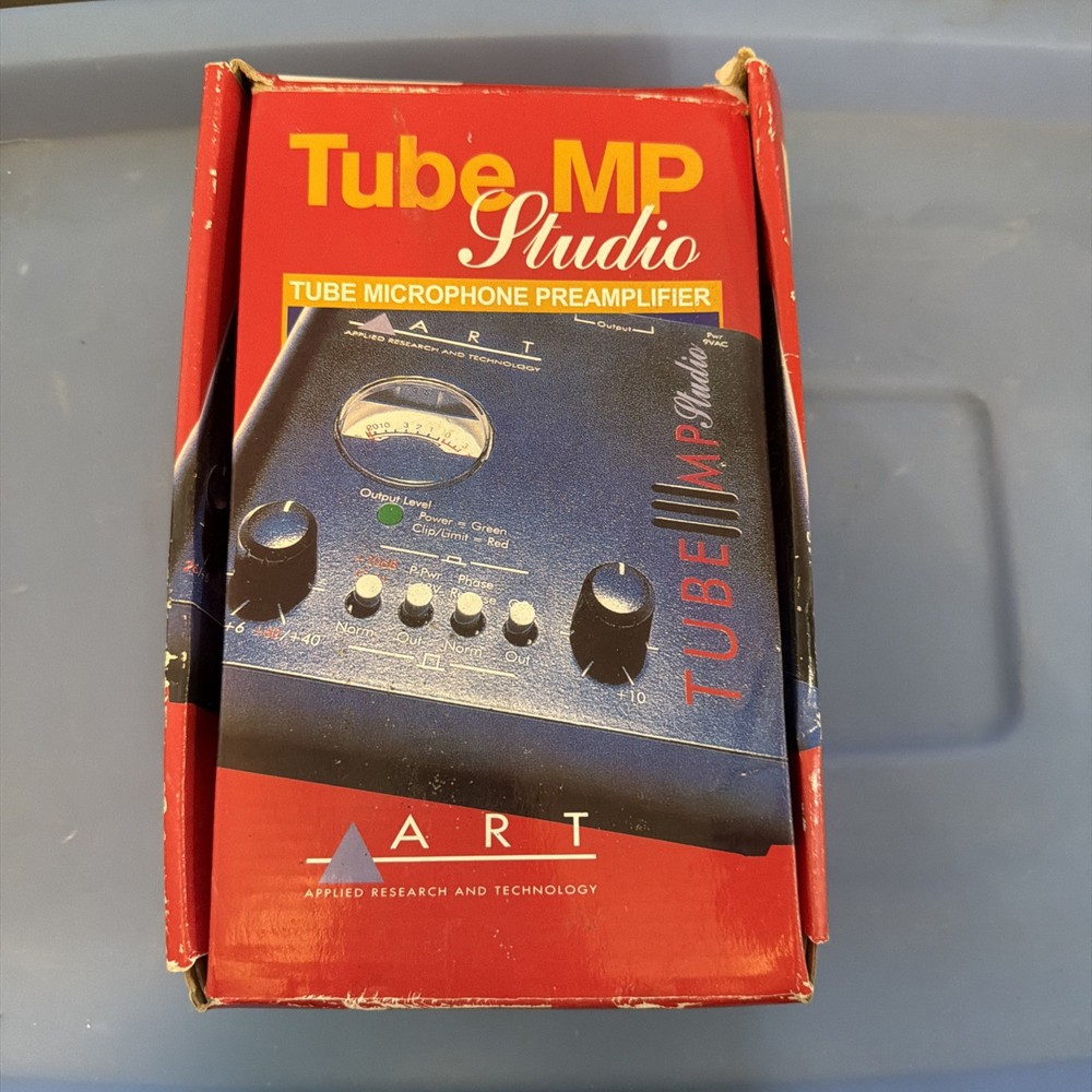 ART Tube MP Studio Microphone Preamp With Analog Meter New In Box