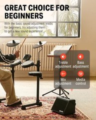 Donner DDA-20 20W Electric Guitar Amplifier 2 Channel Electric Drum Piano Amp