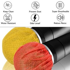 200Pcs Disposable Microphone Cover,Handheld Microphone Windscreen for KTV6085