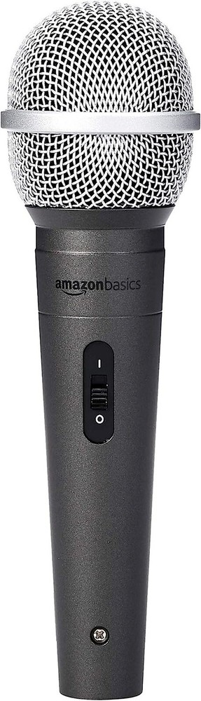 Amazon Basics Dynamic Vocal Microphone W On / Off Switch XLR TESTED NO RETURNS
