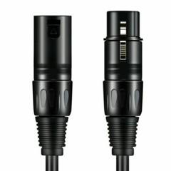 Premium XLR Male to Female All Sizes Microphone Cable Balanced 3 Pin Pro Grade