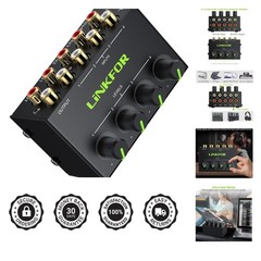 RCA Input 4-Channel Stereo Mixer CX400 – Perfect for Musicians & Audio Lovers