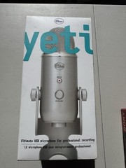 Blue Yeti Ultimate USB Silver Microphone for Professional Recording New In Box