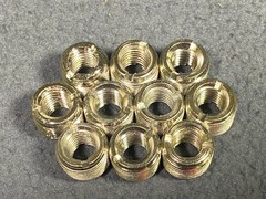 Lot of 10 3/8 – 5/8 Microphone Stand Thread Adapters Drum Mount