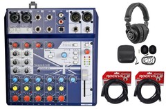Soundcraft Notepad-8FX 8-Channel Mixer w/USB+Effects+(2) Cables+Headphones