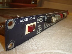 Ashly SC-22, Original Blueface Version, Stereo Crossover, Vintage Rack