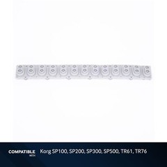 Korg 12-Point Rubber Key Contact for SP100, SP200, SP300, SP500, TR61, TR76