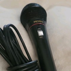 Koss M10 Wired Handheld/Stand-Held Microphone with On/Off Switch, Black