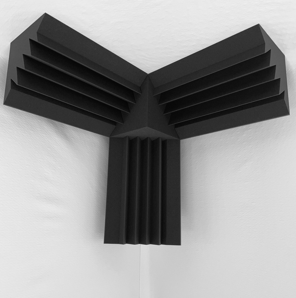 12″ STUDIO ACOUSTIC WEDGE FOAM CORNER KIT BASS ABSORBERS