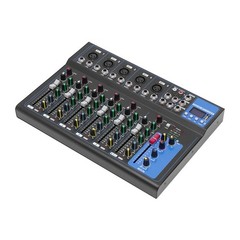 7-Channel Bluetooth Portable Audio Mixer USB Sound Mixing Console Board DJ