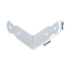 4Pcs Corner Brace Bracket Flight Case Speaker Equipment Box Protector Protecting