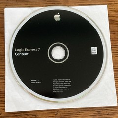 Logic Express 7.2 Retail Audio Software Disc Only Macintosh Older Macs