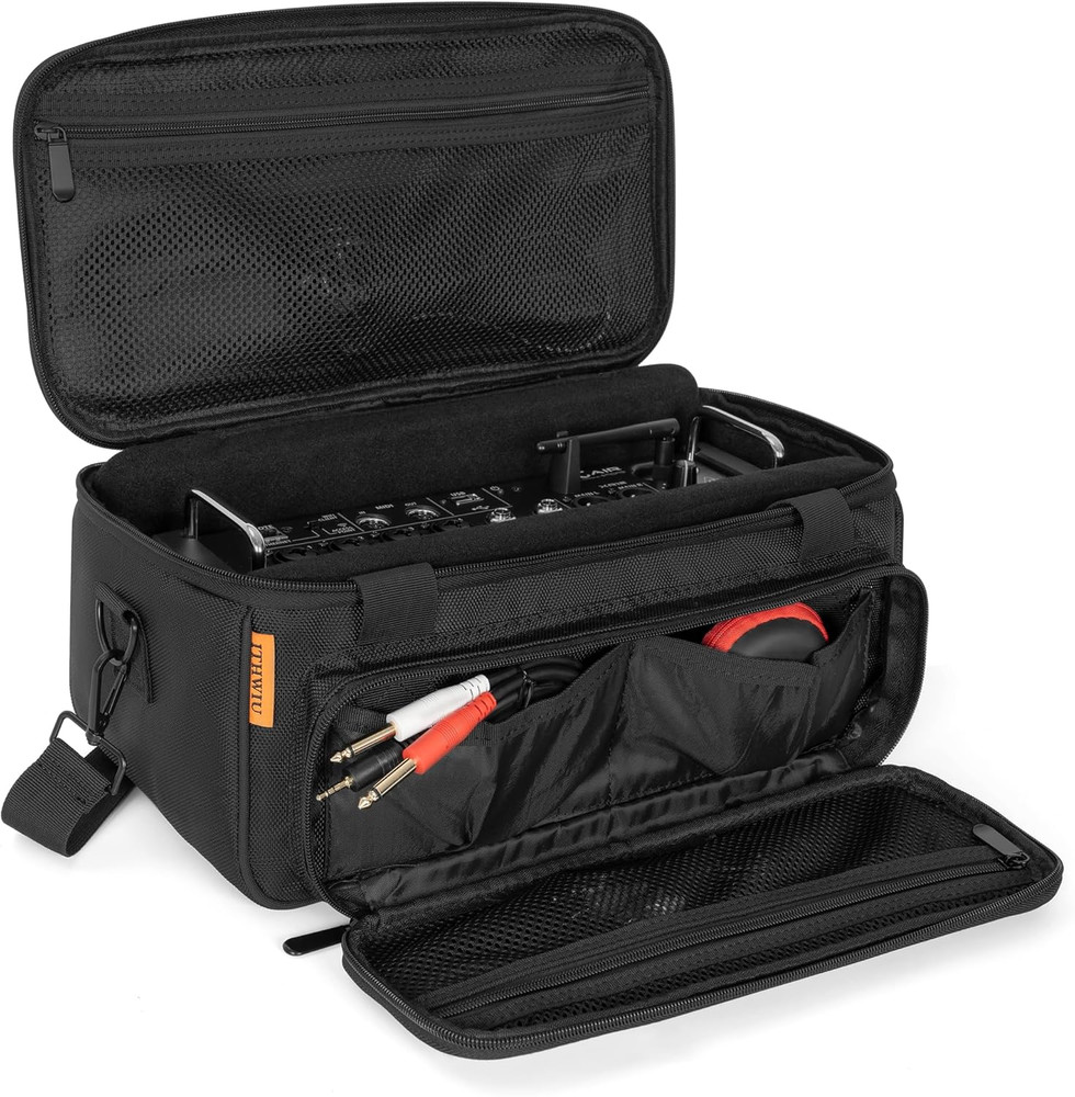 Padded Mixer Carry Bag Fits Behringer X-AIR Series Mixers（ XR12，XR16，XR18）, L 14