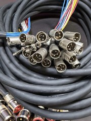 Live Wire 16 Channel Stage Snake 16 XLR Inputs 4 TRS Returns Audio Cable
