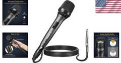 High-Sensitivity Karaoke Microphone with 450cm XLR Cable – Perfect for Singers