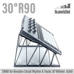 STAND for Novation Circuit Rhythm &Tracks – 30° Rised by 90mm – 3D printed