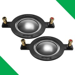 (2) 2″ TITANIUM REPLACEMENT DIAPHRAGM TIMPANO TPT-RPDH2000 CAR PRO AUDIO – PAIR