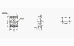 2pc Relay Timer Socket PF083A 8P Screw Terminal DIN Rail CE RoHS Anly Shinohawa